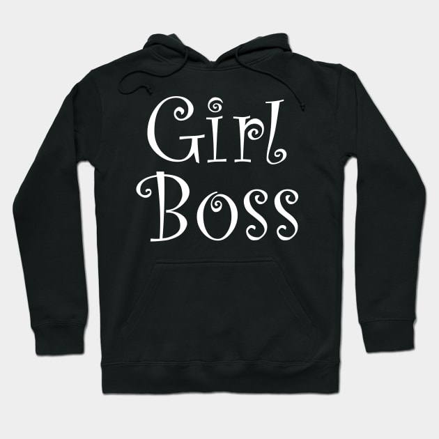 Girl Boss Trendy Design Hoodie by funnybones